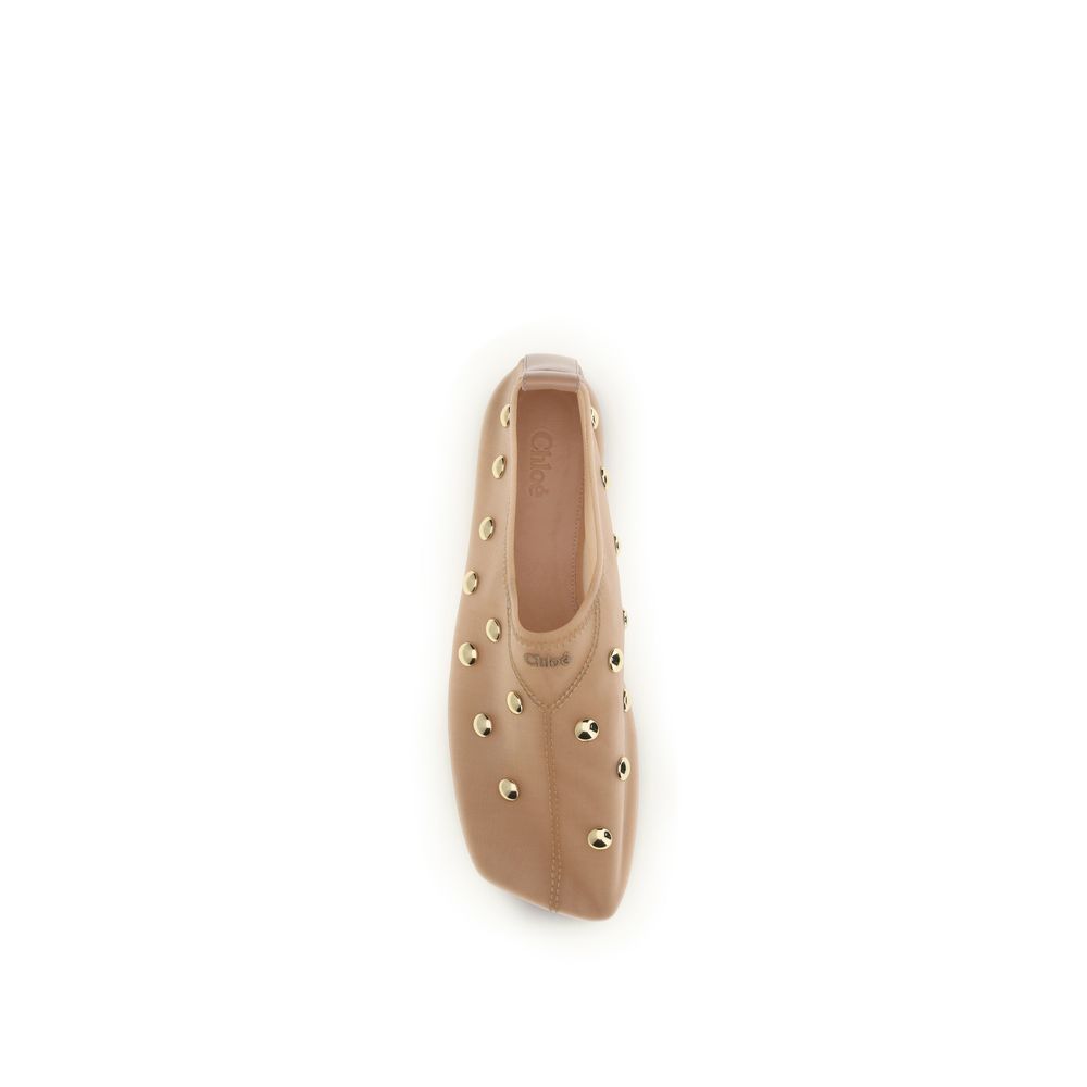 Chloé Rita Multicolor Polyamide Ballet Flats