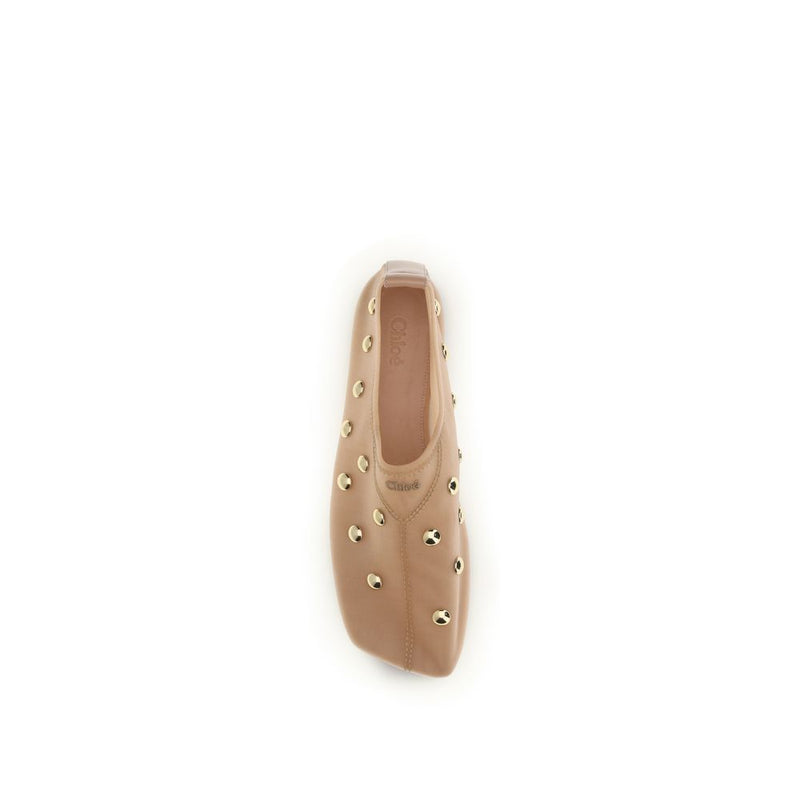 Chloé Rita Multicolor Polyamide Ballet Flats