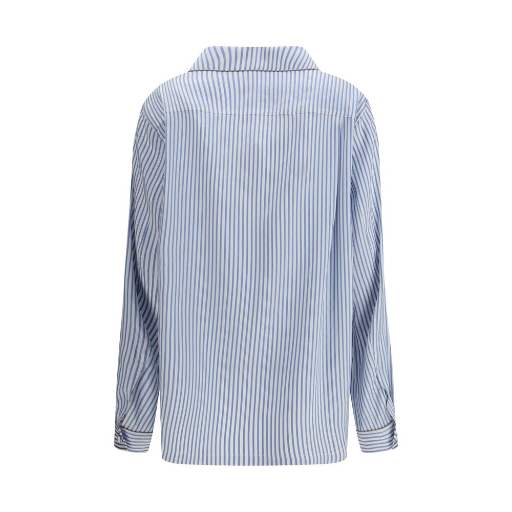 Tom Ford Multicolor Silk Striped PJ Shirt for Women