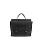 Brunello Cucinelli Black Calf Leather Bos Taurus Shoulder Bag