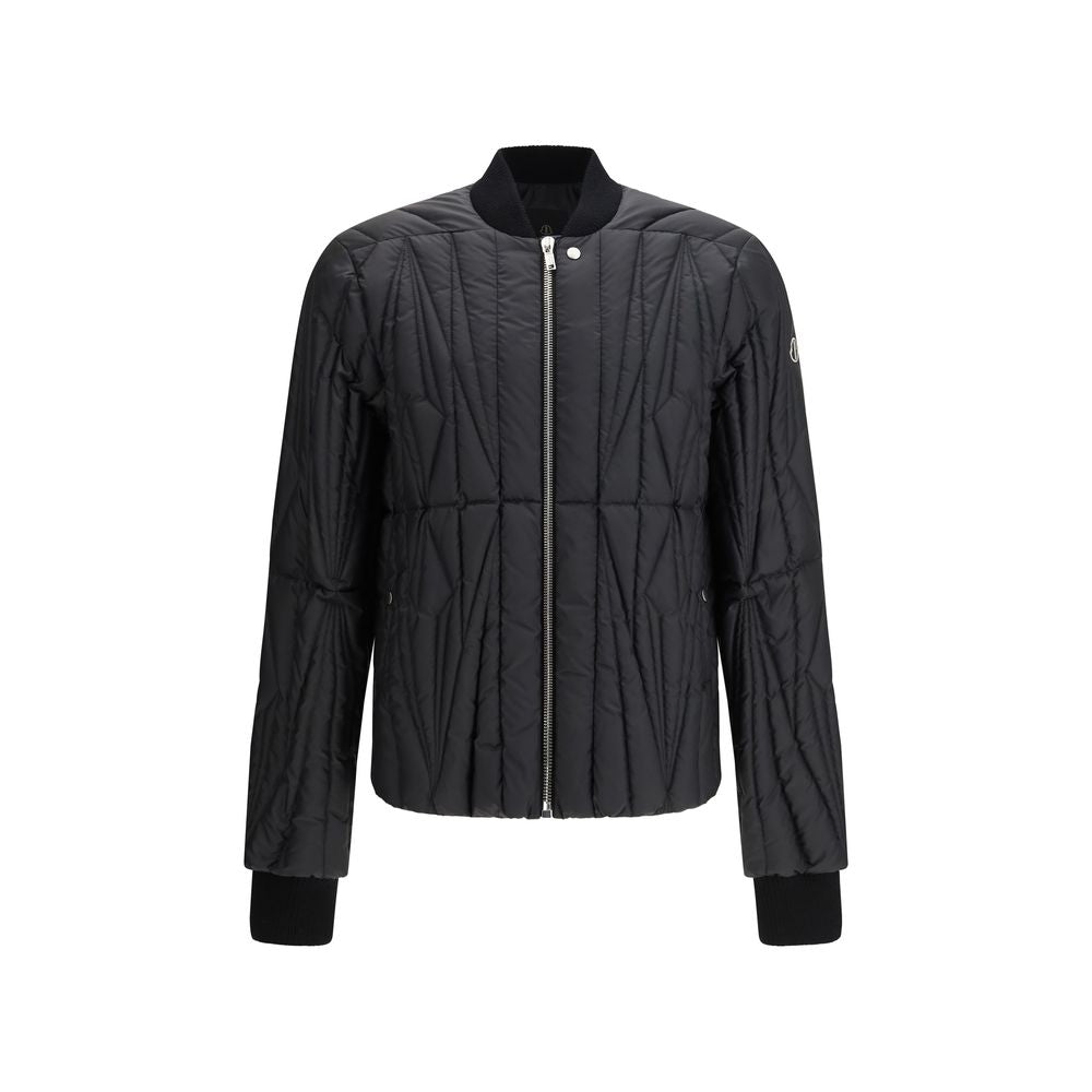 Moncler x Rick Owens Black Geocamo Flight Down Jacket