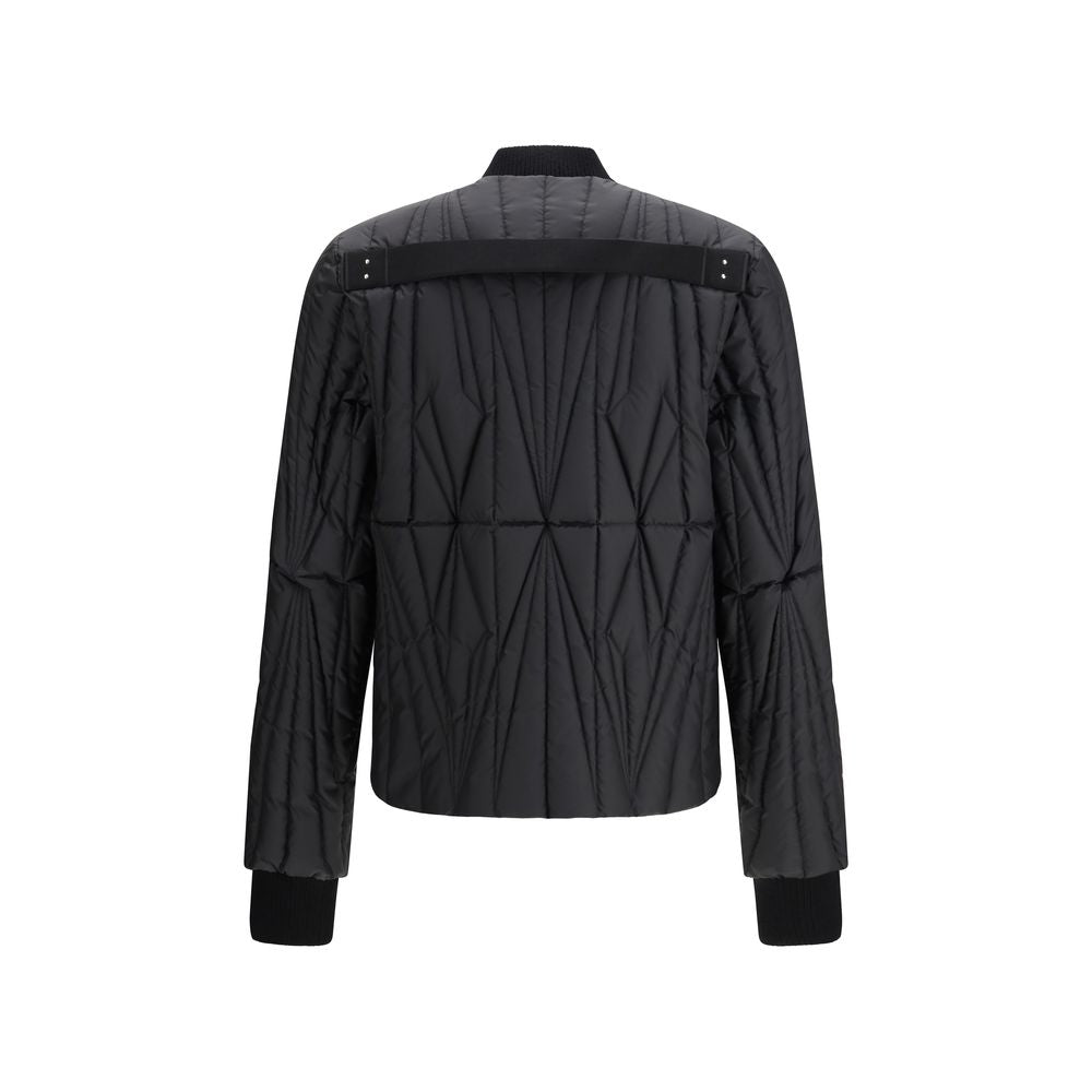Moncler x Rick Owens Black Geocamo Flight Down Jacket