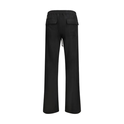 Moncler x Rick Owens Zwarte casual broek van polyester
