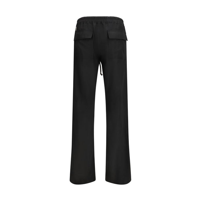 Moncler x Rick Owens Zwarte casual broek van polyester