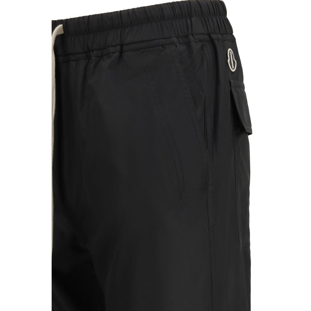 Moncler x Rick Owens Black Casual Pants for Men