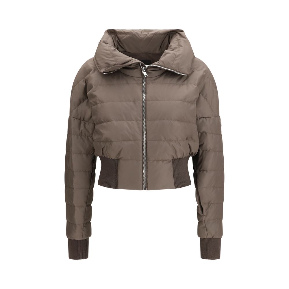 Moncler x Rick Owens Brown Quilted Down Jacket for Women