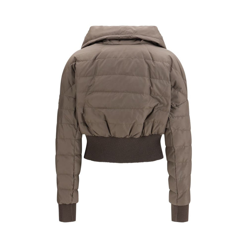 Moncler x Rick Owens Brown Quilted Down Jacket for Women