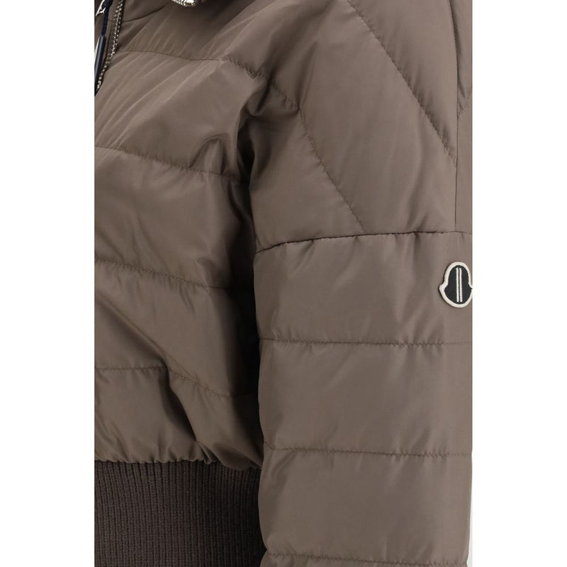 Moncler x Rick Owens Brown Quilted Down Jacket for Women
