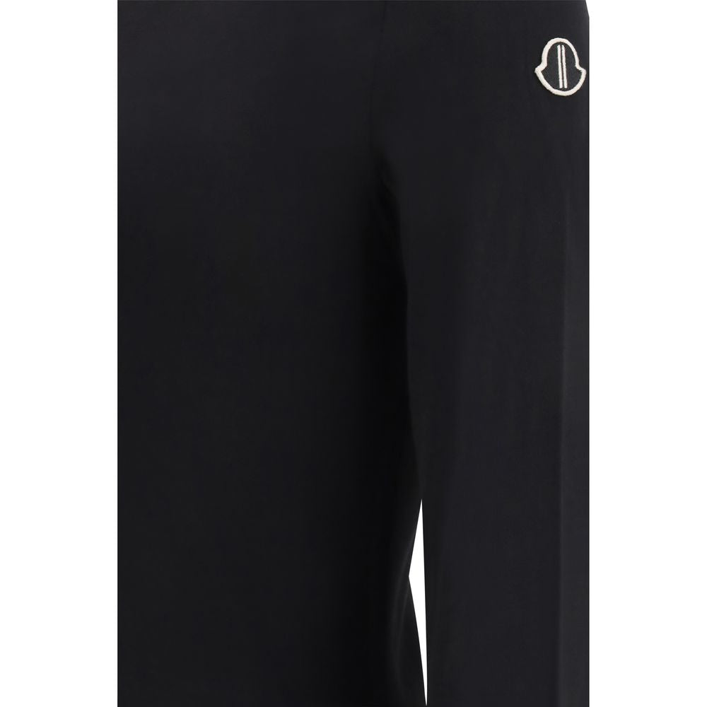 Moncler x Rick Owens Black Cotton Girder Long Sleeve T-Shirt