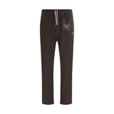 Moncler x Rick Owens Brown Cotton Athletic Pants for Men
