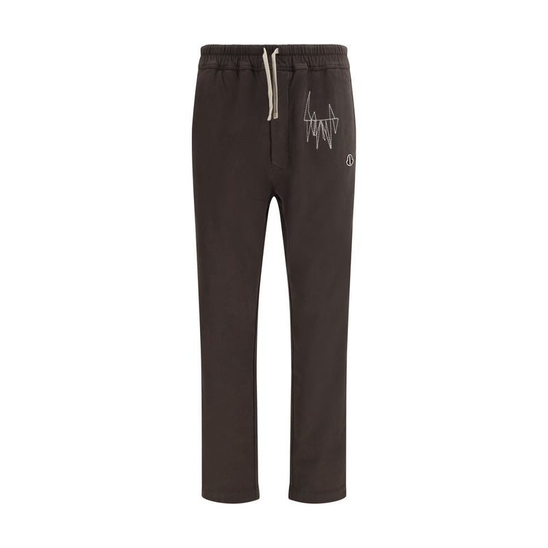 Moncler x Rick Owens Bruine katoenen sportbroek