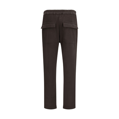Moncler x Rick Owens Bruine katoenen sportbroek