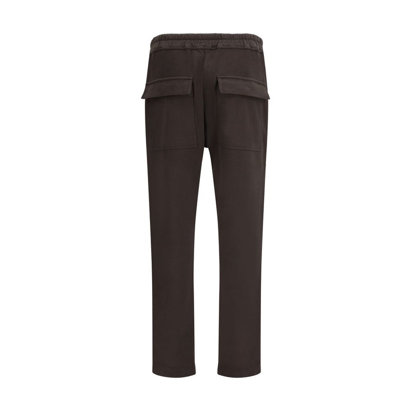 Moncler x Rick Owens Bruine katoenen sportbroek