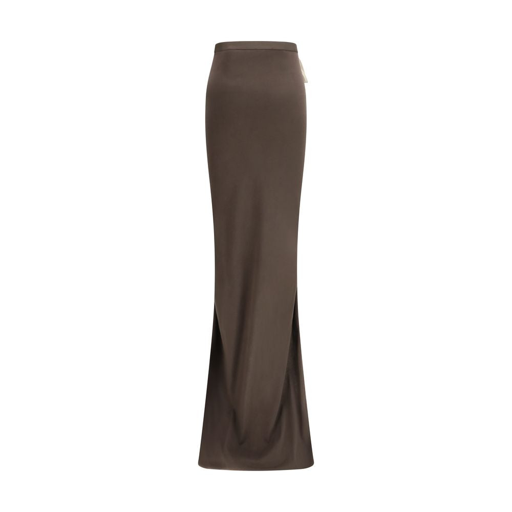 Moncler x Rick Owens Brown Cotton Long Skirt - Stylish & Versatile
