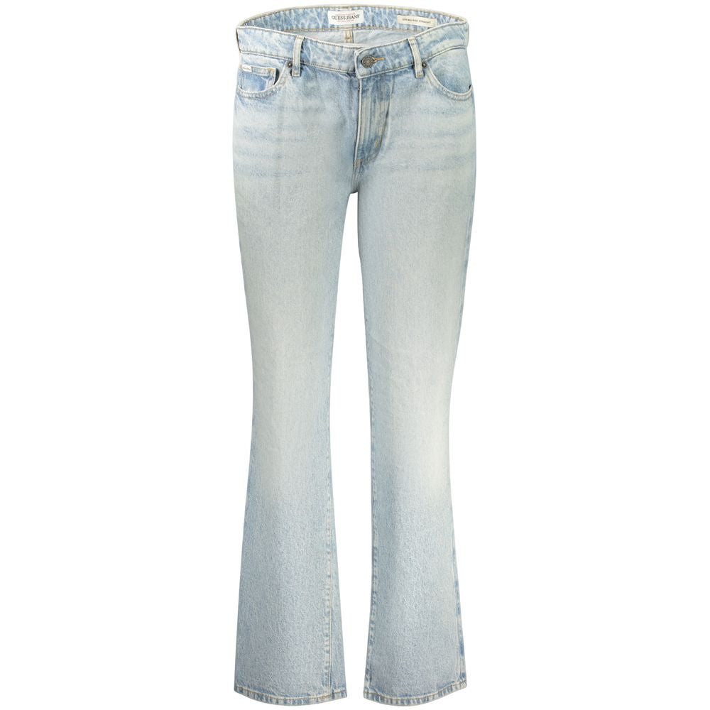 Guess Jeans Azzurro Cotton Women Flared Jeans - Stylish & Comfortable
