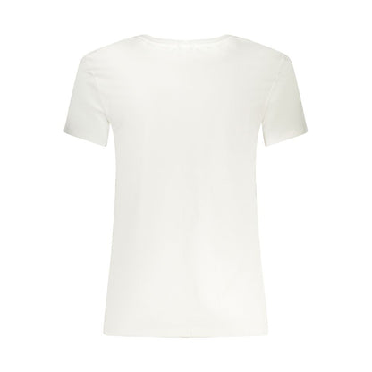 Guess Jeans Bianco Katoenen Heren T-shirt