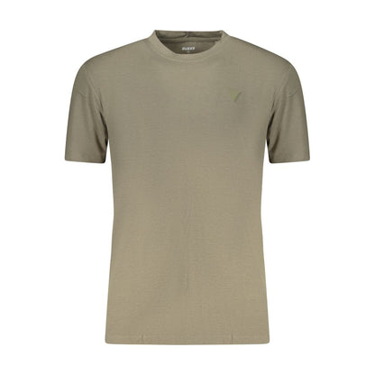 T-shirt homme Guess Jeans Verde en coton modal