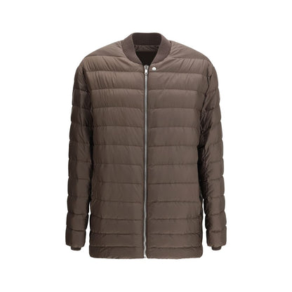 Moncler x Rick Owens Bruine Ganzenveren Trenchcoat