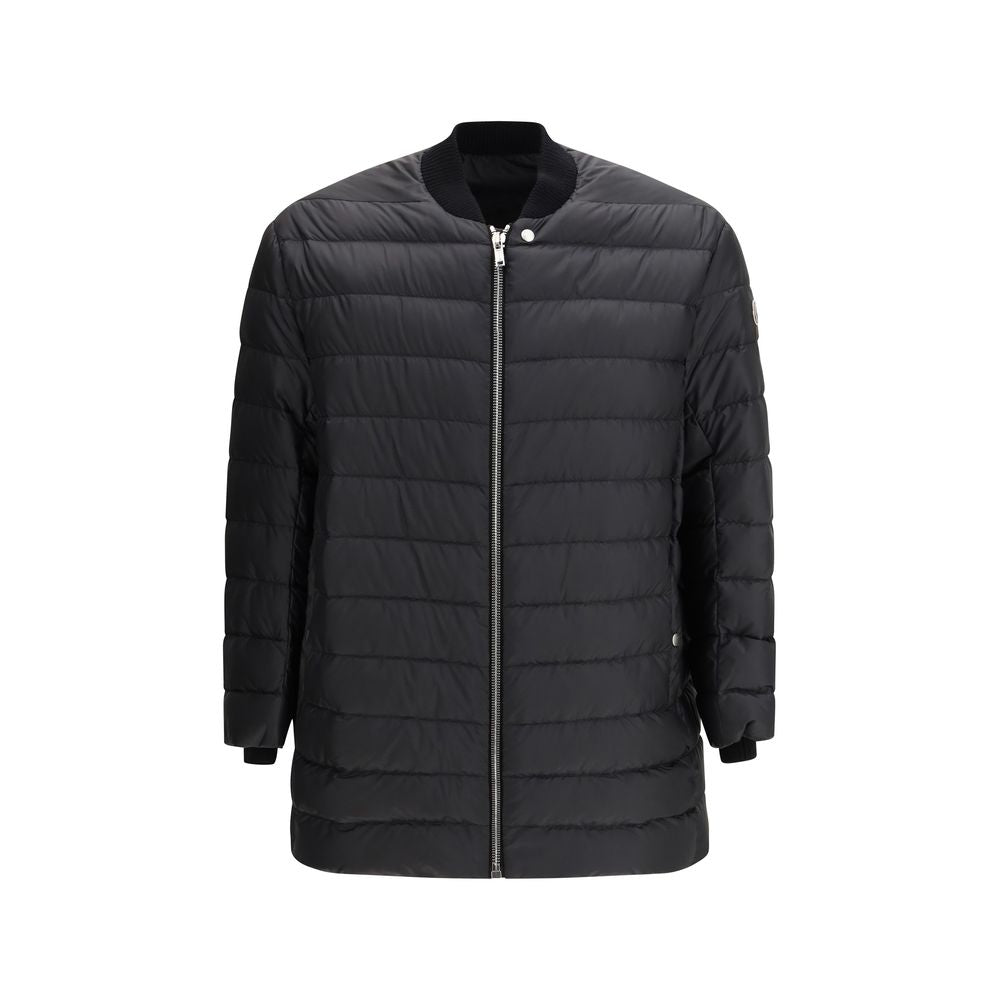 Moncler x Rick Owens Zwarte Ganzendons Trenchcoat