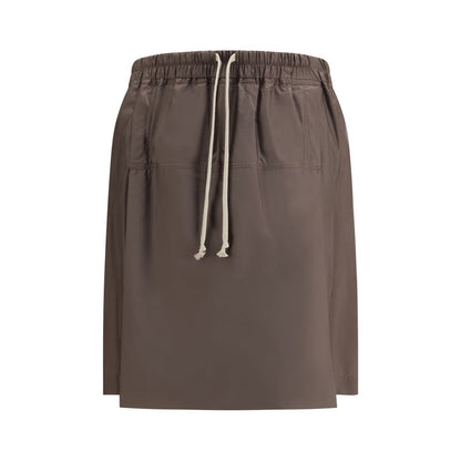 Moncler x Rick Owens bruine polyester bermudashort