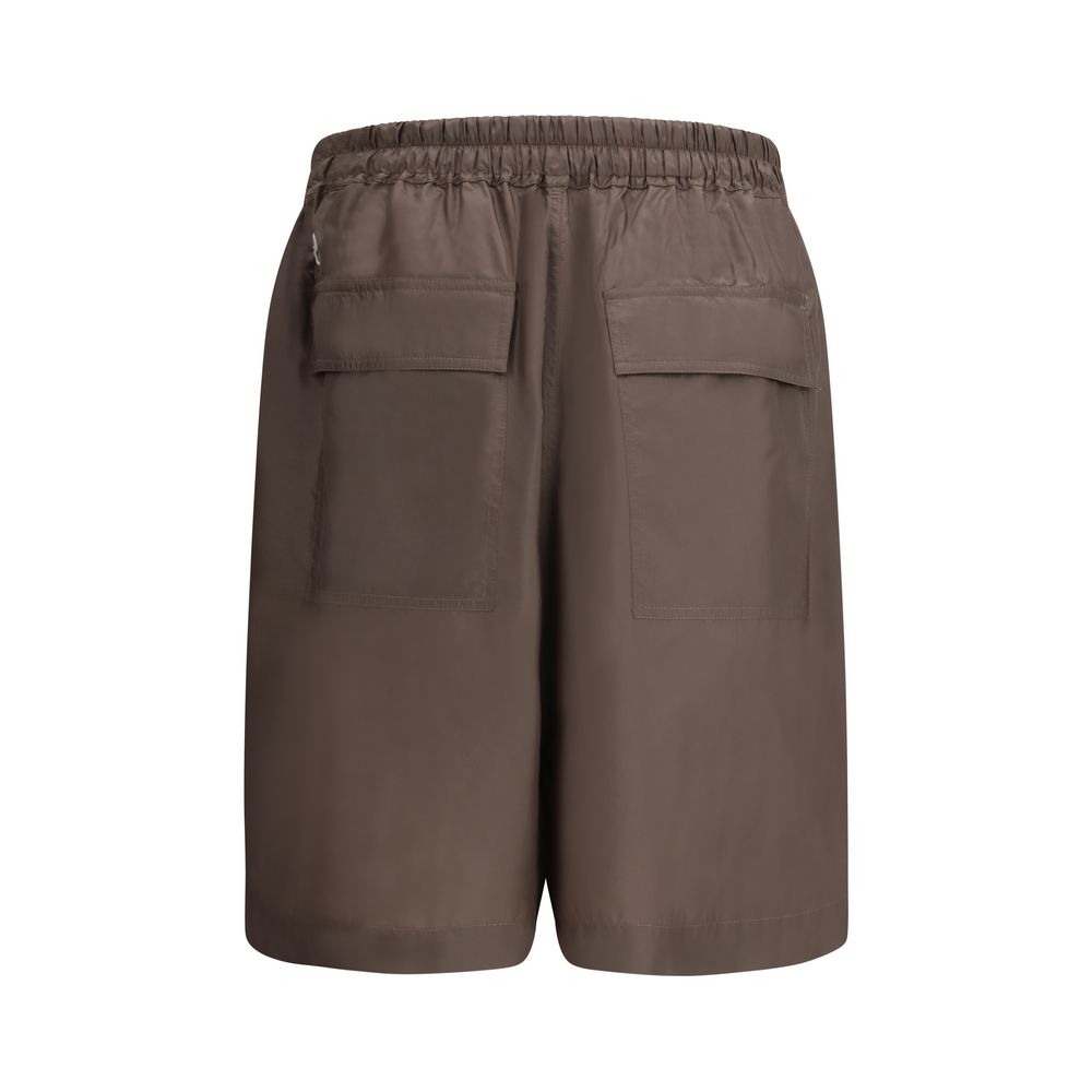 Moncler x Rick Owens Brown Polyester Kilt Shorts