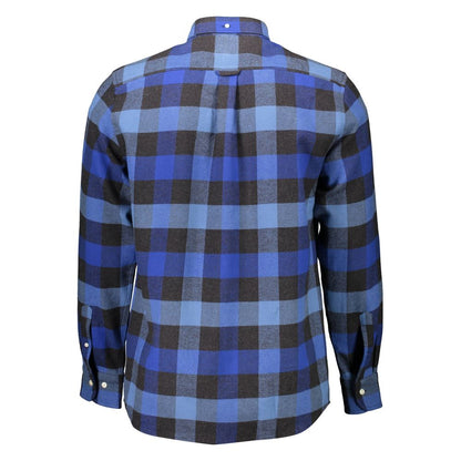 Gant blauw katoenen herenshirt