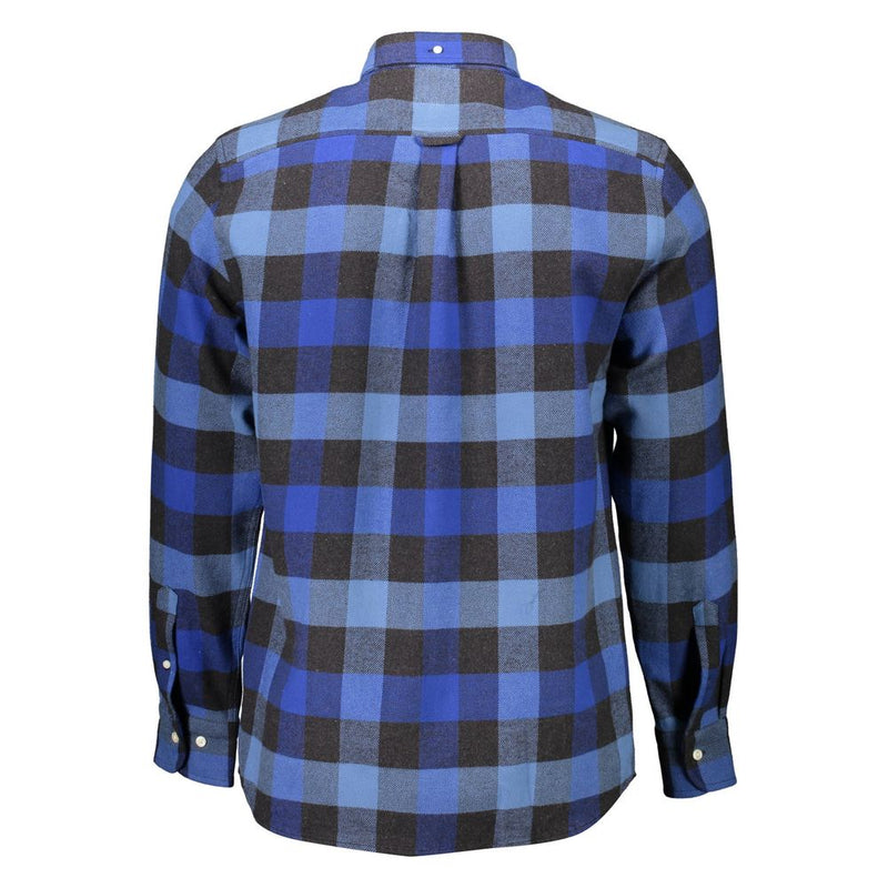 Gant blauw katoenen herenshirt