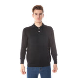 Yuko Nero Cashmere Sweater for Men - Black