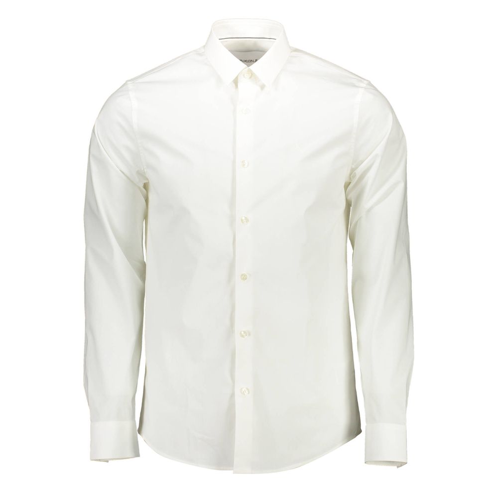 Chemise homme Calvin Klein Bianco en coton