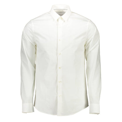 Chemise homme Calvin Klein Bianco en coton