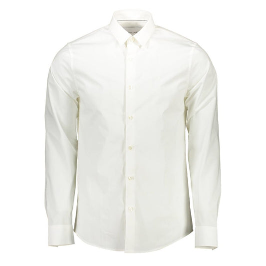 Calvin Klein Bianco Katoenen Herenshirt