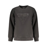 Guess Jeans Black Cotton Women Sweatshirt - Stylish & Comfortable