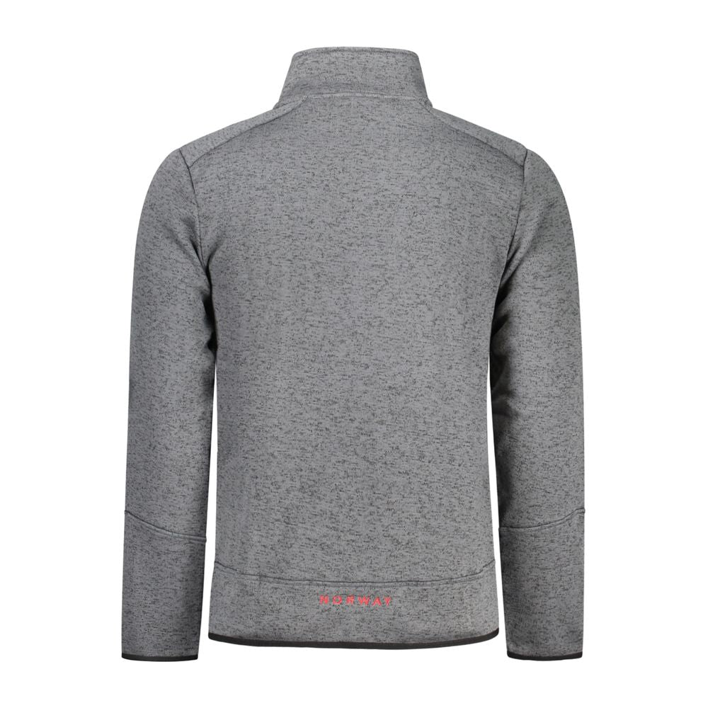Noorwegen 1963 Grigio Polyester Heren Sweatshirt