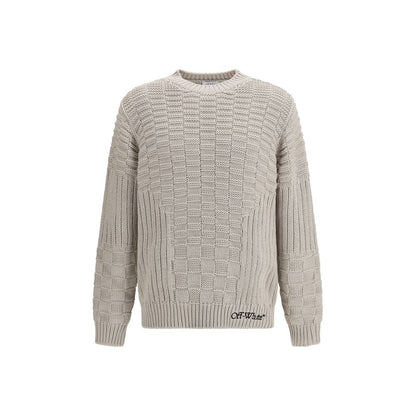 Off-White Beige Katoenen Sweatshirt