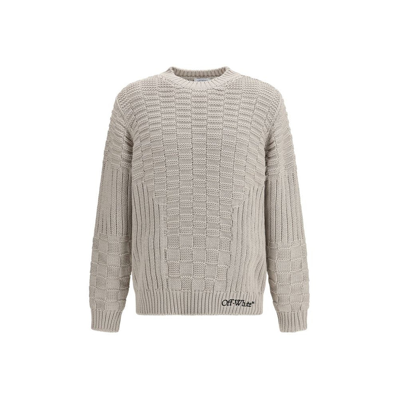 Off-White Beige Katoenen Sweatshirt