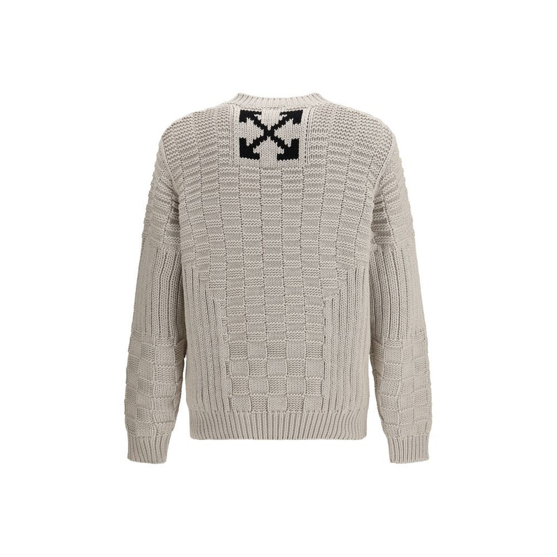 Off-White Beige Katoenen Sweatshirt