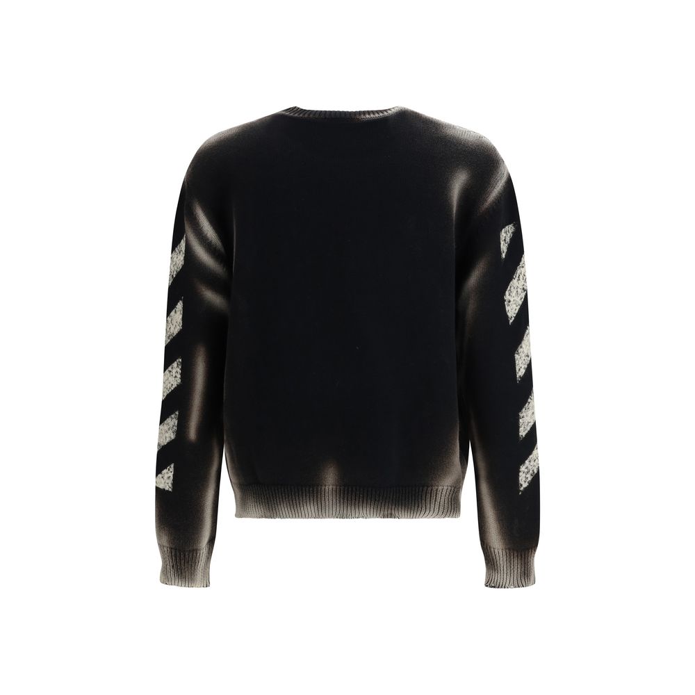 Off-White Zwarte Katoenen Sweatshirt