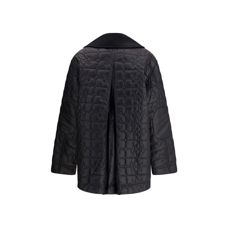 Ganni Gray Nylon Down Jacket for Women - Stylish & Functional