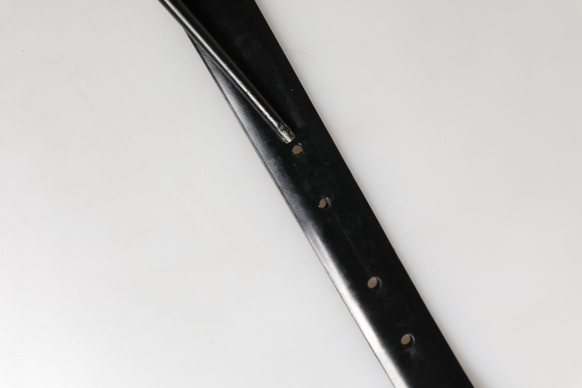 Ceinture Dolce &amp; Gabbana pour homme, en cuir noir classique avec boucle en métal