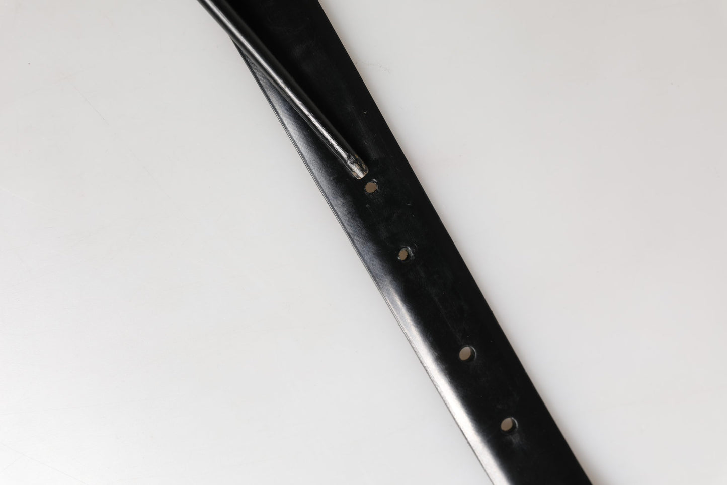 Ceinture Dolce &amp; Gabbana pour homme, en cuir noir classique avec boucle en métal