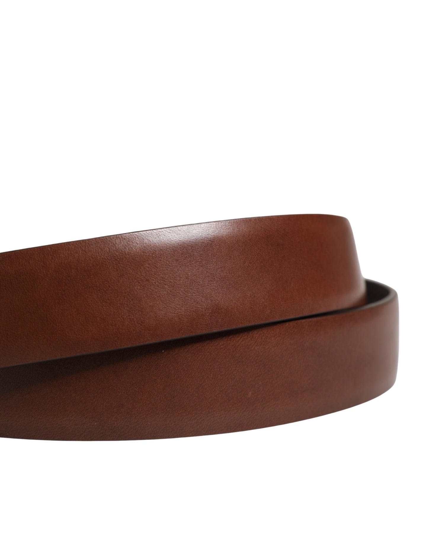 Ceinture Dolce &amp; Gabbana pour homme, en cuir marron classique avec boucle en métal