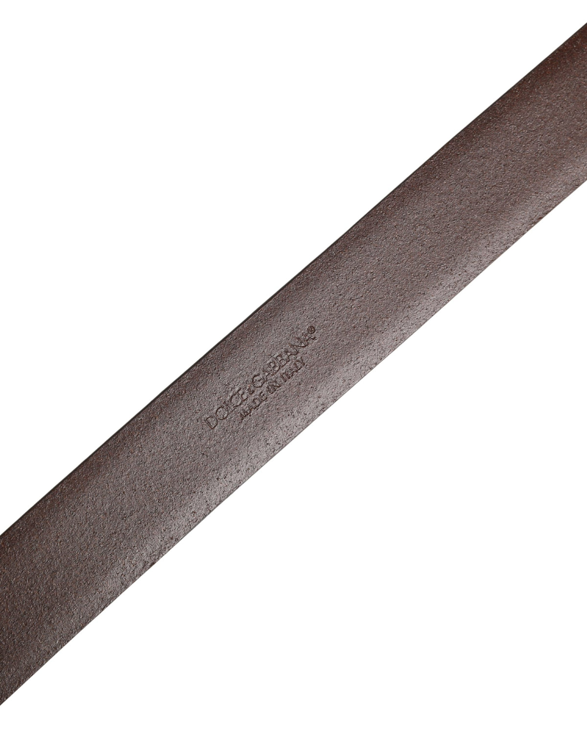 Ceinture Dolce &amp; Gabbana pour homme, en cuir marron classique avec boucle en métal