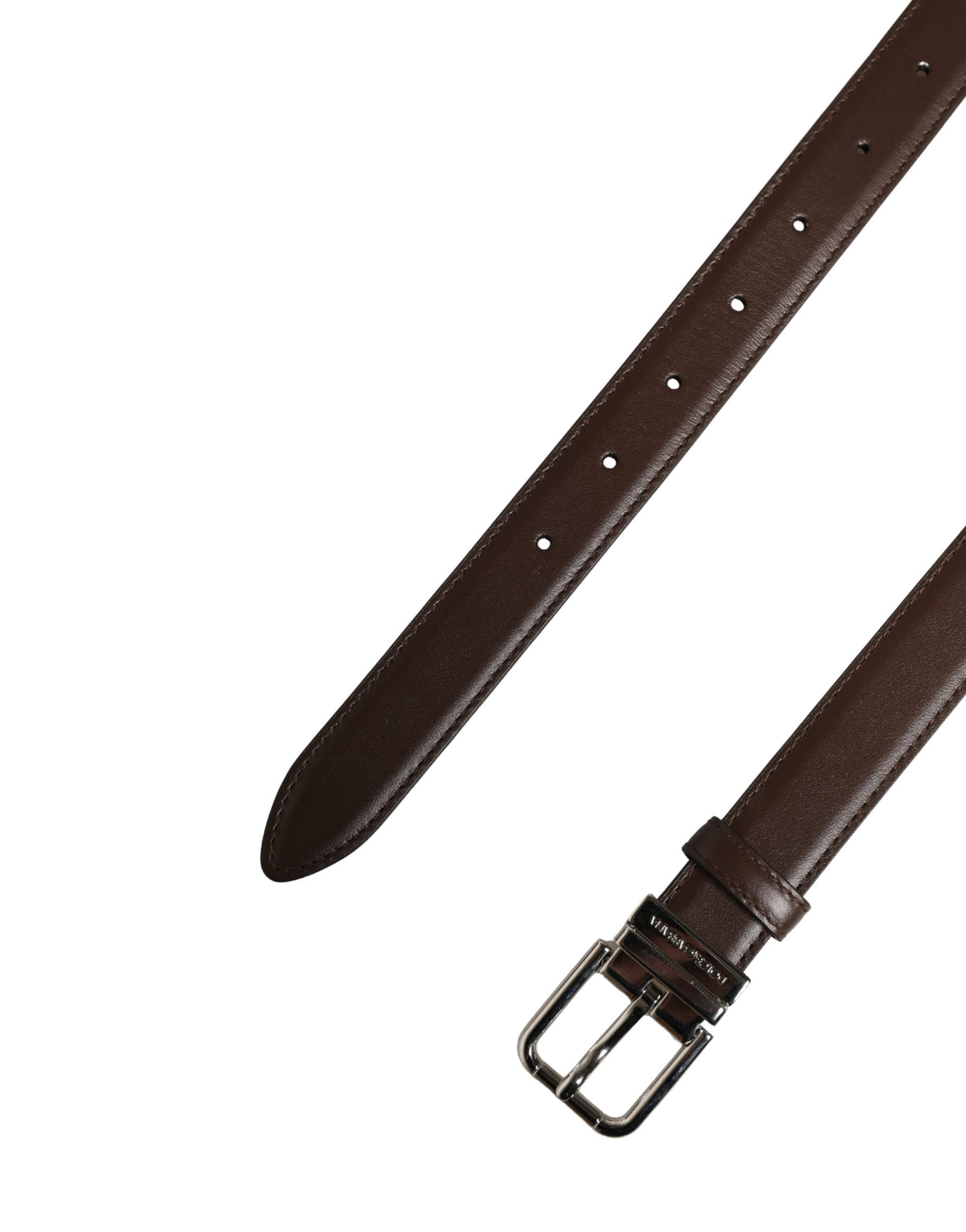 Ceinture Dolce &amp; Gabbana pour homme, en cuir marron classique avec boucle en métal