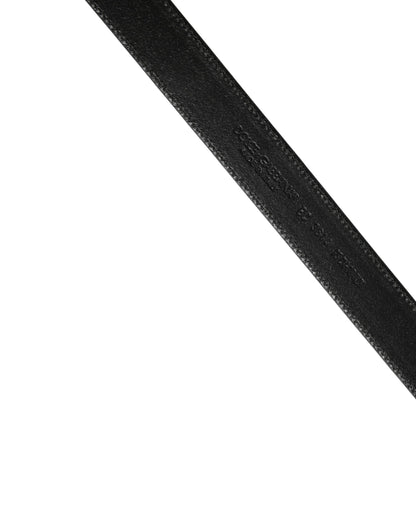 Ceinture Dolce &amp; Gabbana pour homme, en cuir marron classique avec boucle en métal