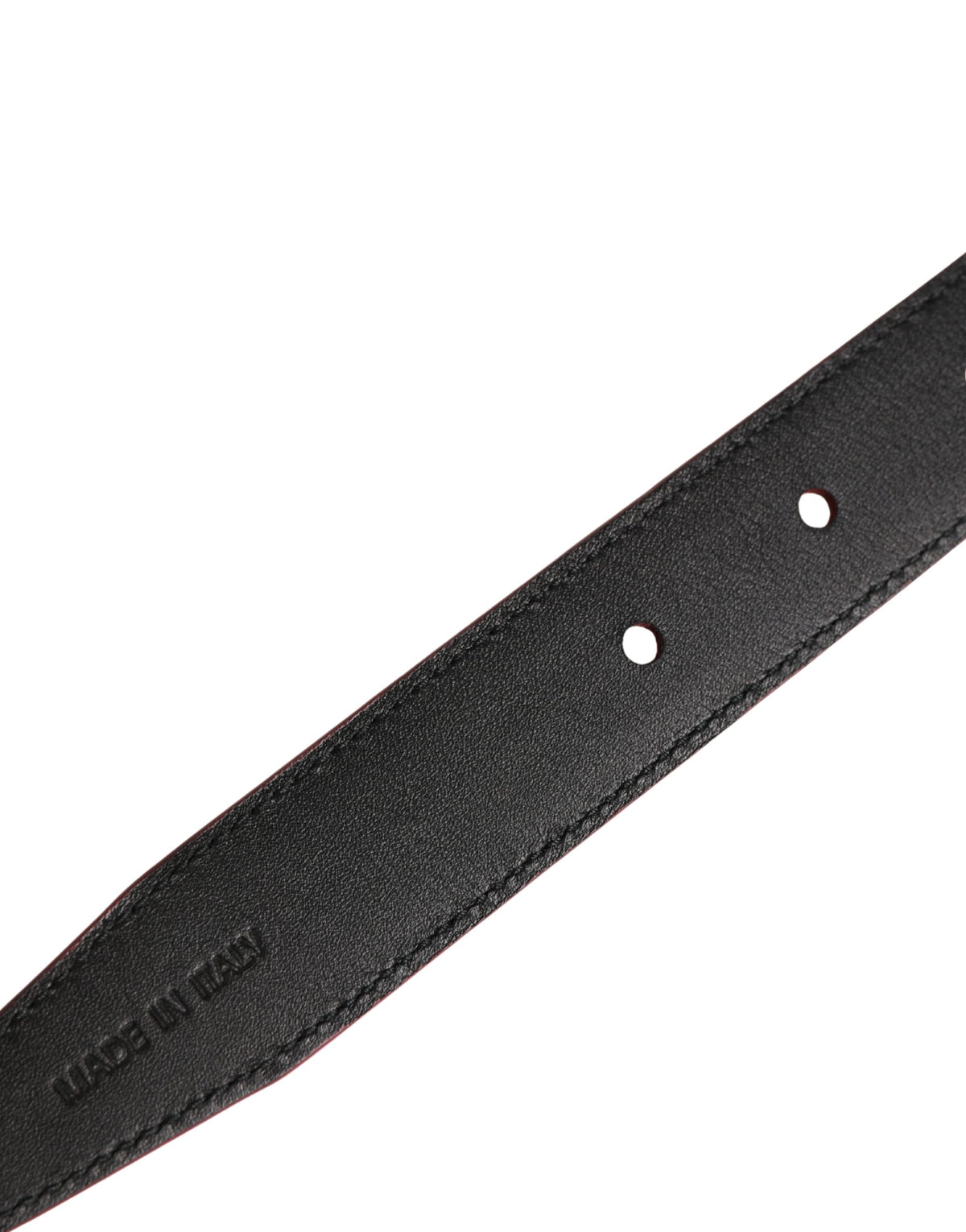 Ceinture Dolce &amp; Gabbana pour homme, rose, en cuir classique avec boucle en métal