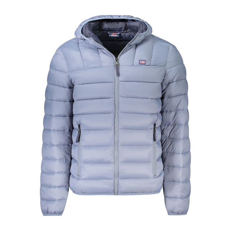 Norway 1963 Gray Polyamide Men Jacket with Hood