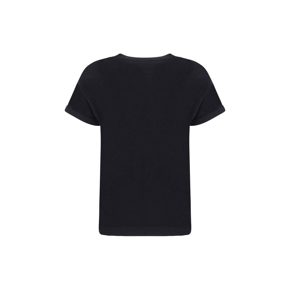 Brunello Cucinelli Black Nylon T-Shirt - Élégance et Confort