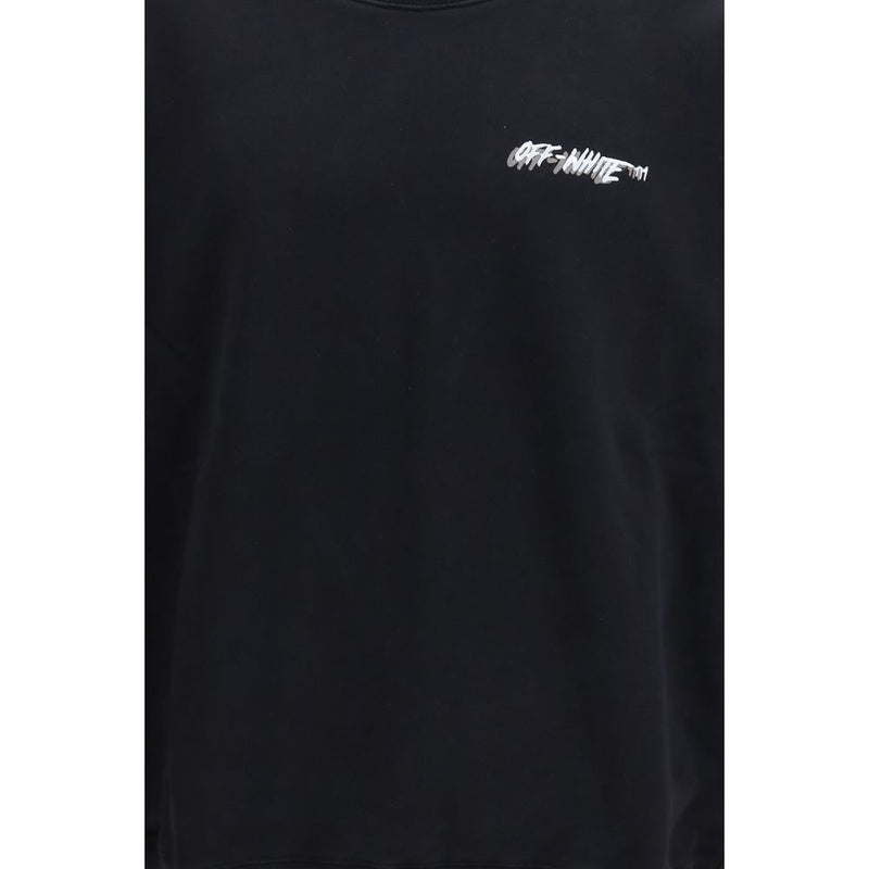 Off-White Zwarte Katoenen Sweatshirt