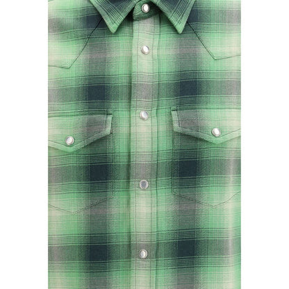 Chemise à motif bicolore en coton Tom Ford