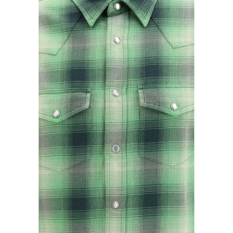 Chemise à motif bicolore en coton Tom Ford